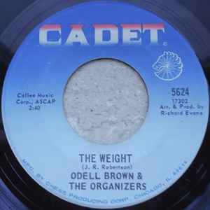 Image of Front Cover of 7" - G+/G+ - ODELL BROWN, The Weight / Think About It (Chess; 5624, US 1960s, Co Slv), Light marks. Light wear to sleeve. Drill hole on label. Wear to company sleeve.,  - 2626082E