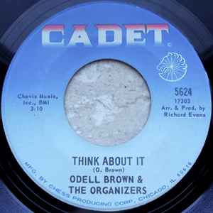 Image of Back Cover of 7" - G+/G+ - ODELL BROWN, The Weight / Think About It (Chess; 5624, US 1960s, Co Slv), Light marks. Light wear to sleeve. Drill hole on label. Wear to company sleeve.,  - 2626082E