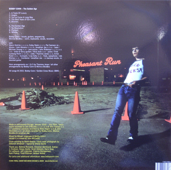 Image of Back Cover of LP - VG+/VG+ - BOBBY CONN, The Golden Age (Thrill Jockey; Thrill084, US 2001), ,  - 1526063E