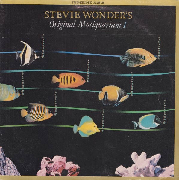 Image of Front Cover of 2xLP - VG/G+ - STEVIE WONDER, Stevie Wonder's Original Musiquarium I (Motown; TMSP 6012, UK 1982, Embossed Gatefold), Light Marks only.,  - 2716545C