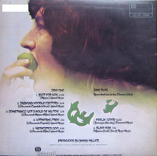 Image of Back Cover of 3344256S: LP - TRAFFIC, Last Exit (Island Pink Rim; ILPS9097, UK 1971 Reissue, Gatefold, Stereo, 2nd Issue) Strong VG  VG/VG