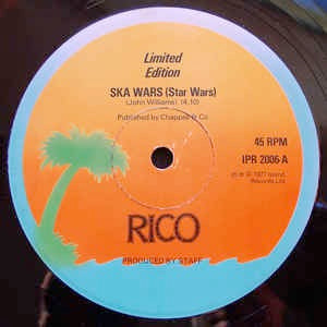Image of Front Cover of 12" - G+/G+ - RICO, Ska Wars / Ramble (Island Records; IPR 2006, UK 1977, Company Sleeve, Limited Edition), Lots of light marks, sounds strong VG. WOL. Lots of wear on Island sleeve, WOC.,  - 0716440C