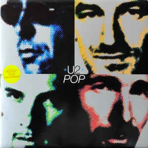 Image of Front Cover of 2xLP - VG/VG - U2, Pop (Island; U2 10, UK 1997, Gatefold, 2 Inners & Insert, Stickered Sleeve), Some light wispy hairlines, Glossy discs, Light sleeve wear only ,  - 3716087C