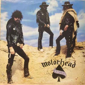 Image of Front Cover of 4744108S: LP - MOTORHEAD, Ace Of Spades (Bronze; BRON531, UK 1980) Edge and ring wear, bumped corner and some light creasing. A and B sides have variant 3 matrix.  VG/VG+