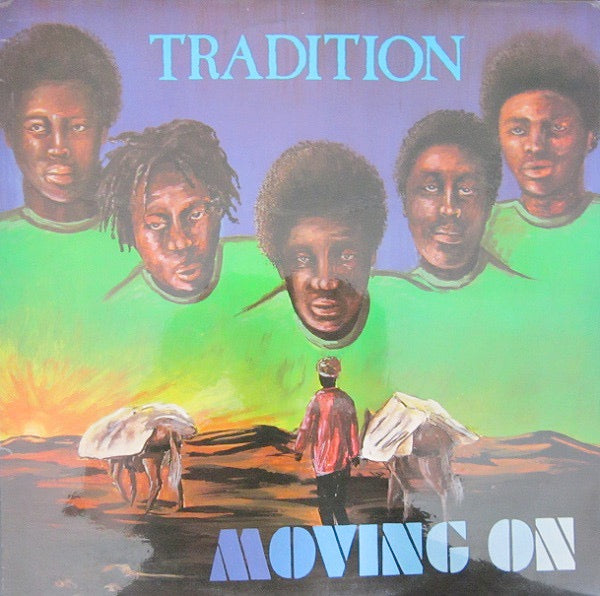 Image of Front Cover of LP - VG/G+ - TRADITION, Moving On (RCA; PL 25156, UK 1978, Laminated Front Sleeve), Lots of marks on either side but plays well above grade. sleeve has some creasing.,  - 3746397S