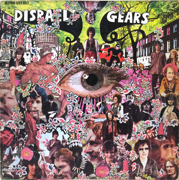 Image of Back Cover of 0115002C: LP - CREAM, Disraeli Gears (Reaction; 593 003, UK 1967, Laminated Sleeve Front & Back, Mono.) Lots of light hairlines, Nothing deep, Sleeve is a strong VG  VG/G