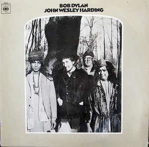 Image of Front Cover of LP - VG/G - BOB DYLAN, John Wesley Harding (CBS Smooth Orange (33 1/3 On Label); 63252, UK 1968, Laminated Front Sleeve, Mono), Light Marks only.,  - 2716086C