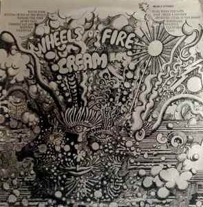 Image of Back Cover of 2xLP - VG/G - CREAM, Wheels Of Fire (Polydor; 583 031/2, UK 1968, Silver Foil Gatefold Sleeve, Stereo), Sticker On Inside Gatefold,  - 3146160S