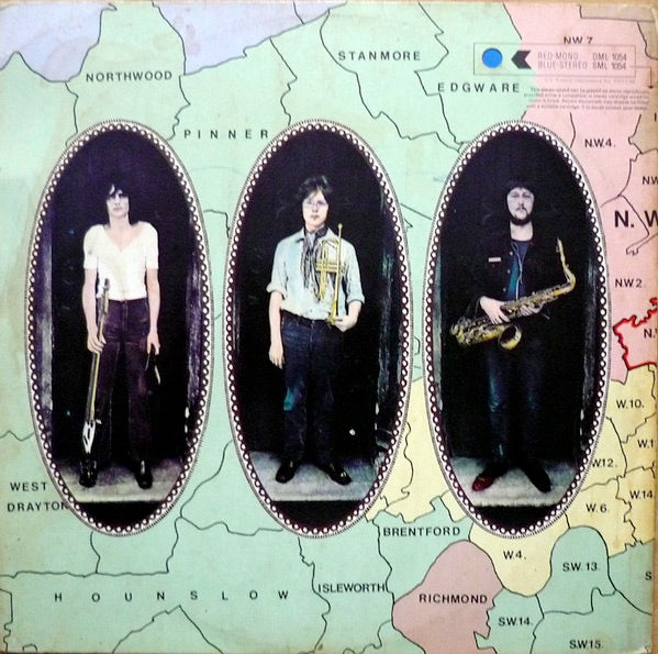 Image of Back Cover of LP - VG+/VG - KEEF HARTLEY BAND, Battle of North West Six (Deram Red/White; SML 1054, UK 1969, Laminated Gatefold Sleeve, Stereo), ,  - 0425062E