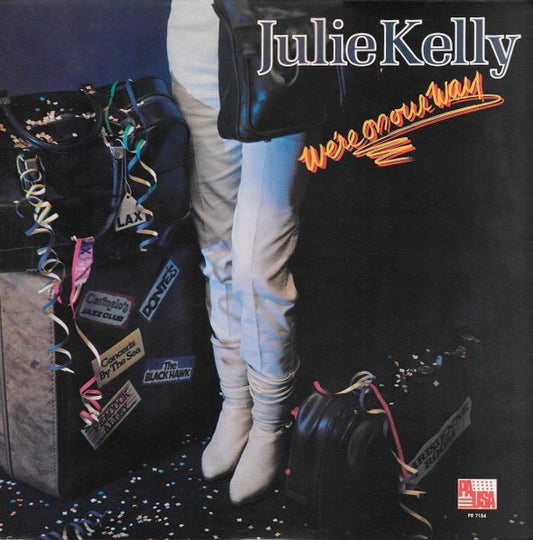 Image of Front Cover of 4114410C: LP - JULIE KELLY, We're On Our Way Home (Pausa Records; PR 7154, US 1984) Sleeve shrink-wrapped with bumped corner  VG/VG+