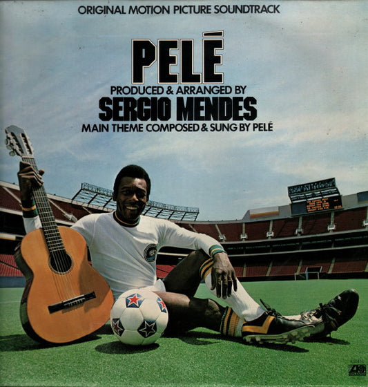 Image of Front Cover of 5045329S: LP - SERGIO MENDES & PELE, Pele - OST (Atlantic; SDS18231, US 1977)   VG/VG+