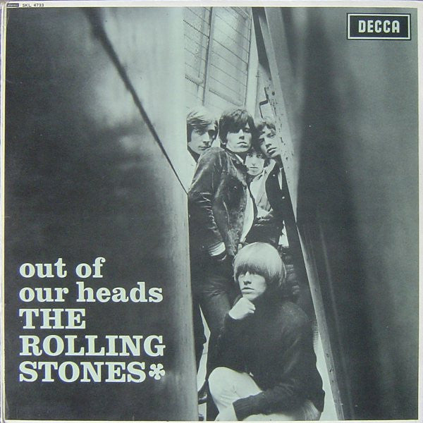 Image of Front Cover of LP - G+/G - THE ROLLING STONES, Out of Our Heads (Decca Blue Unboxed; SKL4733, UK 1965, Front Laminated Non-Flipback Sleeve, Stereo, K/T Tax Code), ,  - 1026155E