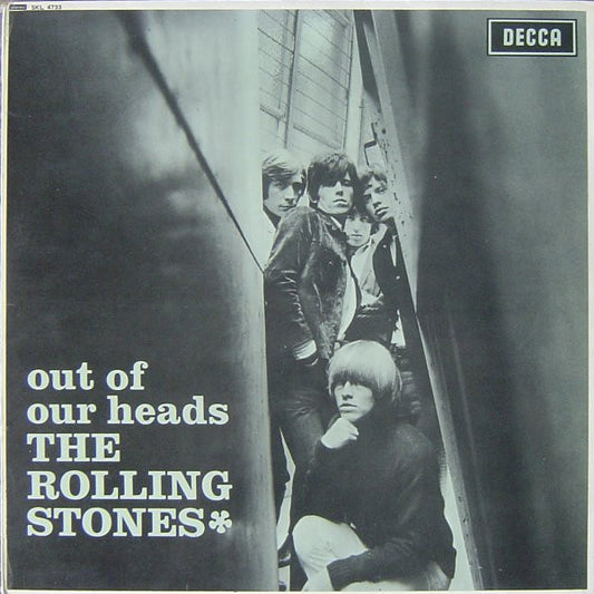 Image of Front Cover of LP - G+/G - THE ROLLING STONES, Out of Our Heads (Decca Blue Unboxed; SKL4733, UK 1965, Front Laminated Non-Flipback Sleeve, Stereo, K/T Tax Code), ,  - 1026155E