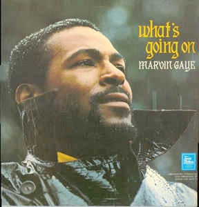 Image of Front Cover of 4844265S: LP - MARVIN GAYE, What's Going On (Motown; STML 11190, UK 1971, Textured Sleeve, Company Inner, Stereo, No Lyric Sheet) Strong G+, surface hairline marks. Top and bottom seams completely split, heavy rips to front sleeve art + writing. Split spine just about in tact.  P/G+