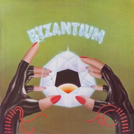 Image of Front Cover of 3724113E: LP - BYZANTIUM, Byzantium (A&M; AMLH 68104, UK 1972, No Poster) Sticker Damage To Sleeve, Edge and Ring Wear  G+/VG