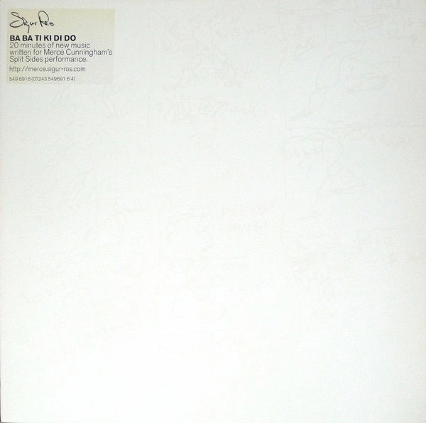 Image of Front Cover of 12" EP - VG+/VG+ - SIGUR ROS, Ba Ba Ti Ki Di Do (EMI; 5496916, UK 2004, Picture Sleeve, Inner, Etched Vinyl, Single Sided), ,  - 3946372S