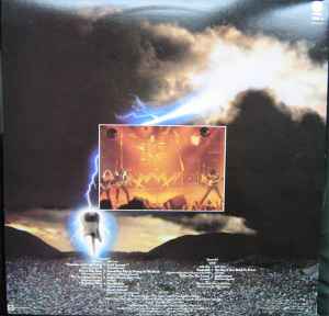 Image of Back Cover of LP - VG/VG+ - THIN LIZZY, Thunder And Lightning (Vertigo; VERL 3, UK 1983, Gatefold, With Limited Live 12"), Light sticker ghost, Clean glossy discs,  - 2116658C