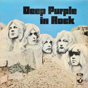 Image of Front Cover of LP - VG/VG - DEEP PURPLE, Deep Purple In Rock (Harvest Green, Gramophone Co On Rim, EMI Box; SHVL777, UK 1970, Laminated Gatefold Sleeve), Strong VG, Company Inner,  - 2026188E