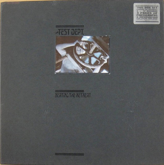 Image of Front Cover of 2xLP - VG+/VG+ - TEST DEPT., Beating The Retreat (Some Bizzare; TEST2-3, UK 1984, Box Set, Inner & Inserts), ,  - 3826275E