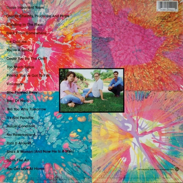 Image of Back Cover of 2xLP - VG/VG+ - HUSKER DU, Warehouse: Songs And Stories (Warner Bros. Records; 925 544-1, Europe 1987, 2 Inners, 2 Line Rim Text.), A few clusters of light marks on disc 1. ,  - 2826371E