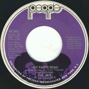 Image of Back Cover of 7" - /VG - THE JB'S, Pass The Peas / Hot Pants Road (People; PE 607, US 1972, WOL), Light marks.,  - 3556059S