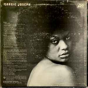 Image of Back Cover of 0225315E: LP - MARGIE JOSEPH, Margie Joseph (Atlantic; SD 7248, US 1973, Inner) Marks on disc. Wear to sleeve.  VG/VG