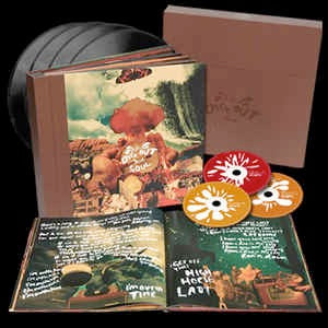 Image of Front Cover of 4xLP - G+/VG+ - OASIS, Dig Out Your Soul (Big Brother; RKIDBOX51R, UK 2008, Box Set, Booklet, 2 CDs, DVD, 4 x Vinyl), Clean glossy discs, Book nicely intact, Box has a small split to top lid corner and a patch of stained water damage to bottom right corner hence G+. ,  - 3216251C
