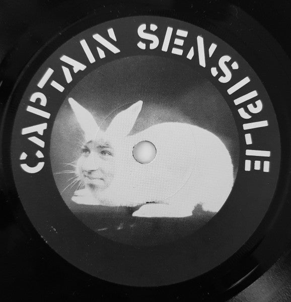 Image of Label Cover of 7" - VG/VG - CAPTAIN SENSIBLE, This Is Your Captain Speaking (Crass Records; 321984/5, UK 1981, Gatefold), Vinyl Fogged, Split Seam,  - 1226437E