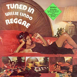 Image of Front Cover of 2424438E: LP - WILLIE LINDO, Tuned In (Joe Gibbs; JGM6012, US 1980, Pasteback Sleeve) Edge and Ring Wear  VG/VG