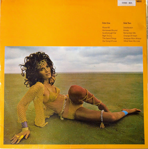 Image of Back Cover of LP - VG+/VG+ - SANDIE SHAW, Supplement (Pye Blue; NSPL18232, UK 1968, Inside Loading Laminated Gatefold Sleeve, Stereo), ,  - 2926193E