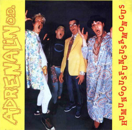 Image of Front Cover of LP - VG/VG - ADRENALIN OD, Humungusfungusamongus (Rough Justice; JUST5, UK 1986, Inner), ,  - 1826095E