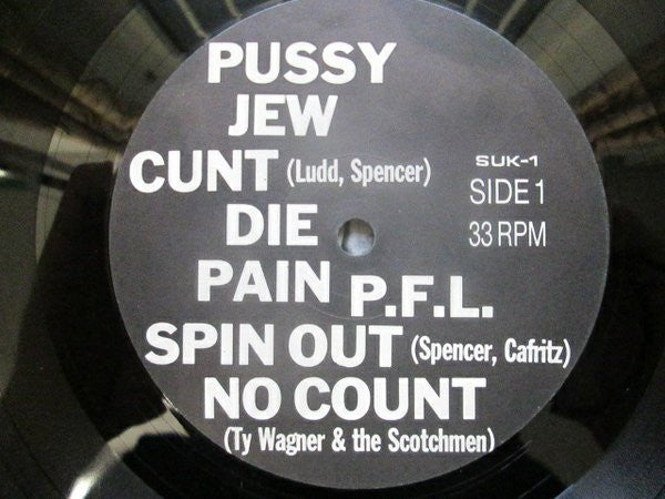 Image of Label Cover of LP - VG+/EX - PUSSY GALORE, Groovy Hate Fuck (Vinyl Drip International; SUK1, UK 1987), ,  - 3025285E