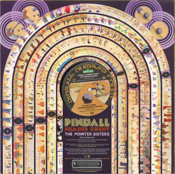 Image of Back Cover of 12" - VG+/VG+ - COOKIE MONSTER / POINTER SISTERS, C is for Cookie / Pinball Number Count (Ninja Tune; ZEN 12143, UK 2003, Picture Sleeve), Nice clean copy!,  - 2416613C