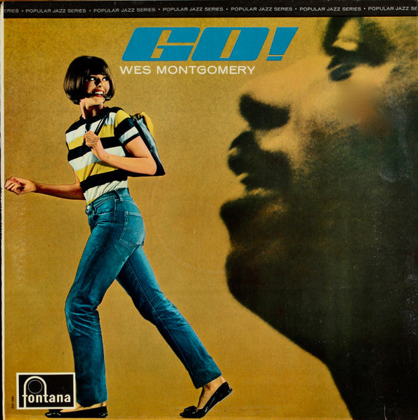 Image of Front Cover of 4024125E: LP - WES MONTGOMERY, Go! (Fontana; FJL109, UK 1964, Mono)   G/VG