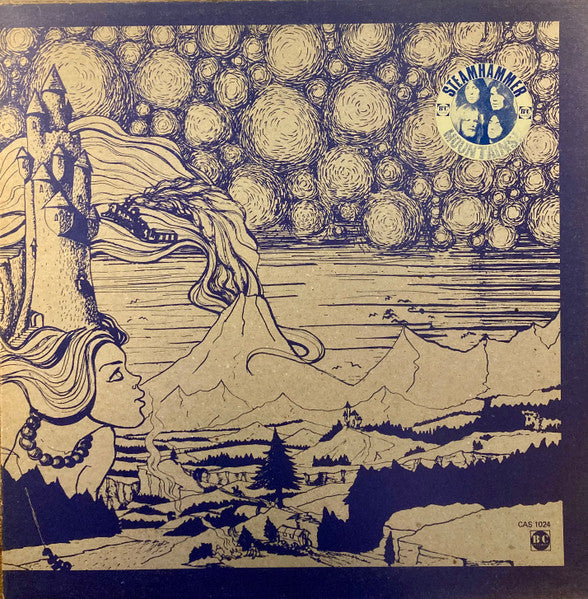 Image of Front Cover of LP - VG+/VG+ - STEAMHAMMER, Mountains (B&C; CAS-1024, UK 1970, Textured Gatefold, Stickered Sleeve), Edge Wear,  - 2826056E