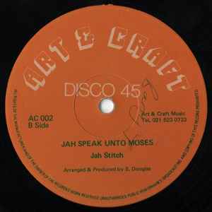 Image of Back Cover of 5024258E: 12" - SYLFORD WALKER / JAH STITCH, Book Of The Old Testament / Jah Speak Onto Moses (Art & Craft; AC 002, UK 1979, Company Sleeve) Lightest of marks.  /VG+