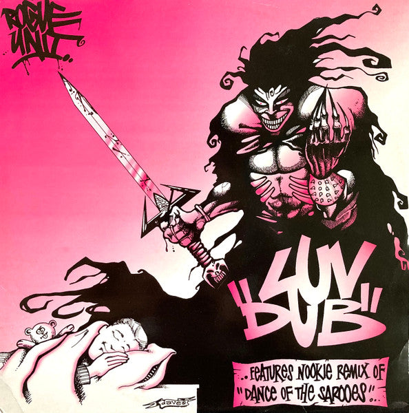 Image of Front Cover of 12" - VG/VG - ROGUE UNIT, Luv Dub / Dance of the Sarooes (Nookie Remix) (Labello Blanco; NLB 13, UK 1994, Picture Sleeve), Light marks only,  - 3226061E