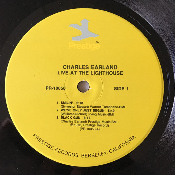 Image of Label Cover of LP - VG/VG+ - CHARLES EARLAND, Live At The Lighthouse (Prestige; PR-10050, US Reissue), Sleeve has ringwear, edgewear, small creases.,  - 3626195E
