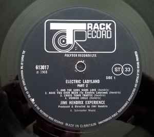 Image of Label Cover of LP - VG/G+ - THE JIMI HENDRIX EXPERIENCE, Electric Ladyland Part 2 (Track; 613 017, UK 1969, Laminated Sleeve), ,  - 3646086S