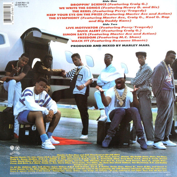 Image of Back Cover of LP - VG/G - MARLEY MARL, In Control Volume 1 (Cold Chillin'; 925 783-1, Europe 1988), ,  - 3826231E