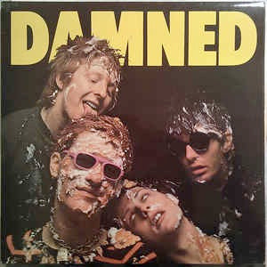 Image of Front Cover of 4624221E: LP - THE DAMNED, Damned, Damned, Damned (Stiff; SEEZ1, UK 1977, Laminated Sleeve, Island Pressing) Many marks on vinyl. Some surface noise in places. Click during New Rose for a few rotations.  VG/G