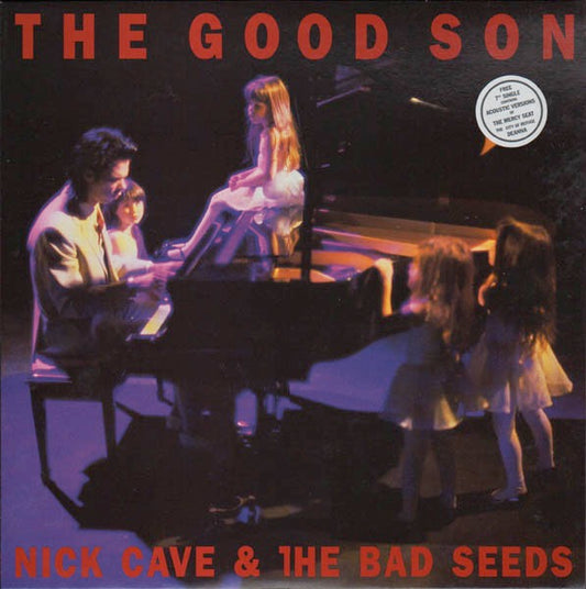 Image of Front Cover of 5124318E: LP - NICK CAVE AND THE BAD SEEDS, The Good Son (Mute; STUMM76, UK 1990, Inner, With 7") Strong VG, Hype Sticker on Sleeve  VG+/VG