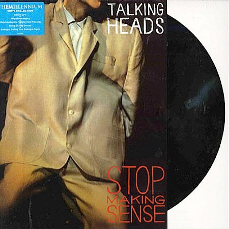 Image of Front Cover of LP - VG/VG+ - TALKING HEADS, Stop Making Sense (EMI; 4994711, UK 1999 Reissue, Inner, 180g), Large corner crease on sleeve.,  - 2516459C