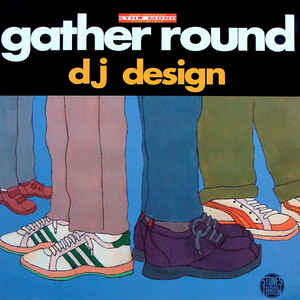 Image of Front Cover of 2xLP - VG/G+ - DJ DESIGN, Gather Round (Stones Throw Records; STH2023, US 2000, Picture Sleeve), Harsh grading, discsc have hairlines and scuffs but play well, sleeve still in shrink wrap but shows minor edgewear.,  - 3115078C