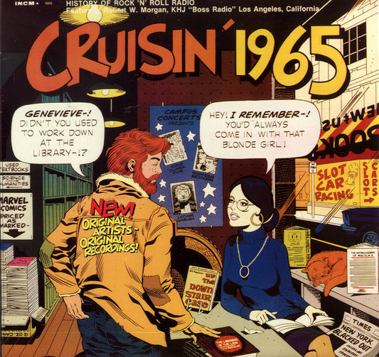 Image of Front Cover of 1524433E: LP - VARIOUS, Cruisin' 1965 (Increase Records; INCM 1965, US 1986 Reissue)   VG/VG