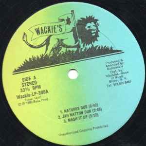 Image of Label Cover of 0446091S: LP - BULLWACKIE'S ALL STARS, Natures Dub (Wackies; 306, UK 1980) one or two hairlines and some faint storage wear one side - v. minor. light edge wear and few creases to sleeve - minor  VG/VG