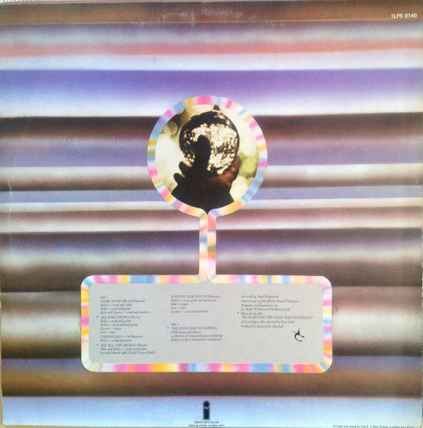 Image of Back Cover of LP - VG/VG+ - THE INCREDIBLE STRING BAND, Be Glad For the Song Has No Ending (Island Pink Rim; ILPS 9140, UK 1971), ,  - 1816199C