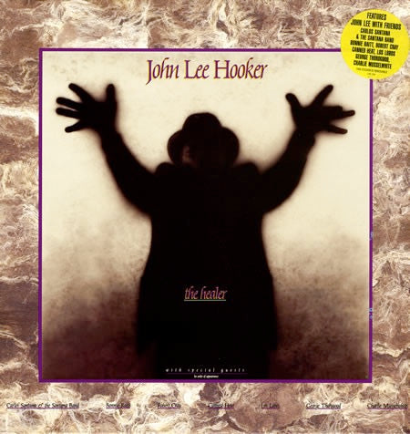 Image of Front Cover of LP - VG+/VG+ - JOHN LEE HOOKER, The Healer (Silvertone; ORE LP 508, Europe 1989), ,  - 1216490C