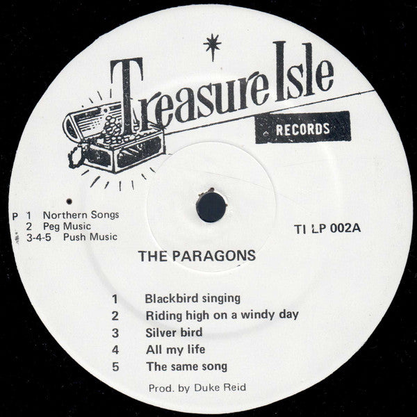 Image of Label Cover of LP - VG/G+ - THE PARAGONS, The Original Paragons (Treasure Isle; TI LP 002, UK ), Strong G+,  - 3146075S