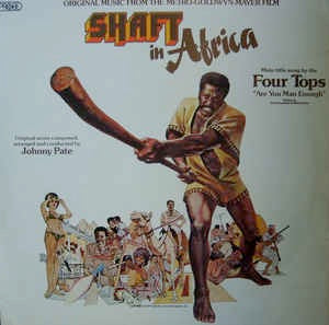 Image of Front Cover of LP - VG/G+ - JOHNNY PATE (WITH THE FOUR TOPS), Shaft in Africa (Probe; SPB 1077, UK 1973, Laminated Front Sleeve), Light marks only,  - 3716079C